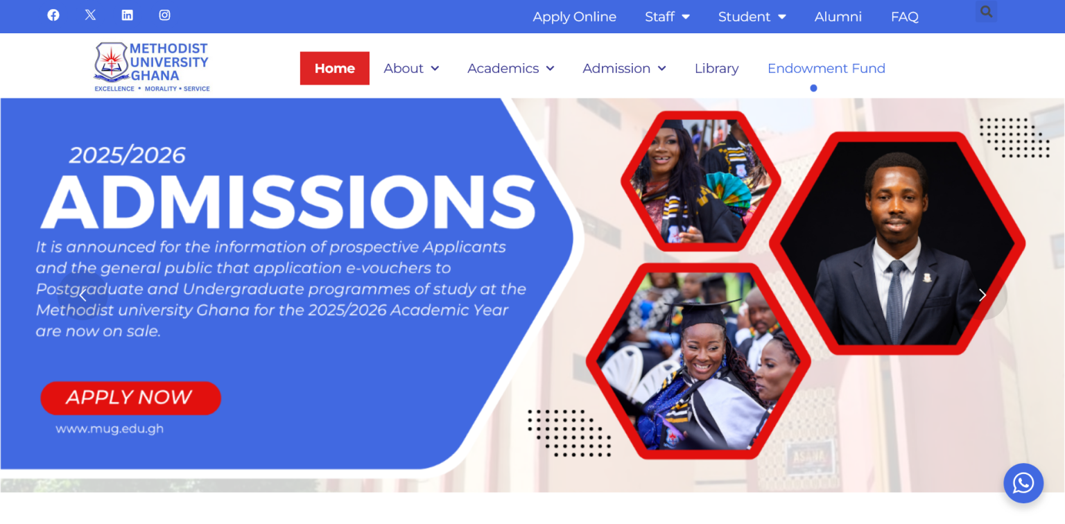 Screenshot 2025-08-29 at 11-43-02 Home - Methodist University Ghana